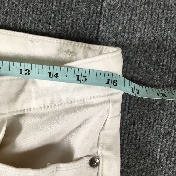 Talbots white crop leg jeggings women’s size 12P - Picture 5 of 7